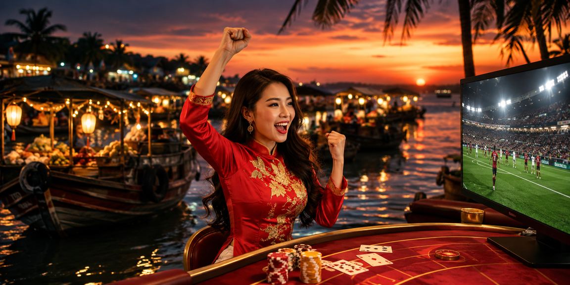 Dealer trực tiếp tại khu vực live casino Phú Quốc